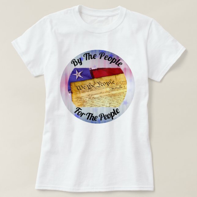 Av folket, för folket, vi folket t shirt (Design framsida)
