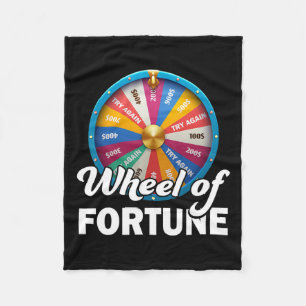 Av Fortune Clothes Fars dag Wheel of Fortune Da Fleecefilt