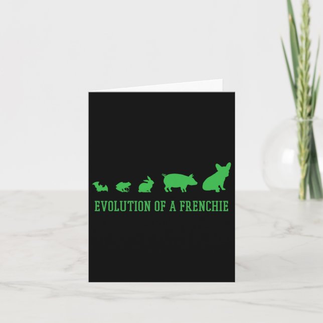 Av Frenchie - Frenchie Bulldog Kort (Framsida)