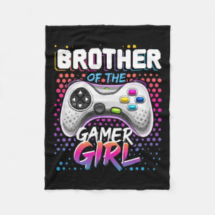 Av Gamer Tjej Matchande Video Spel Födelsedag Gif Fleecefilt