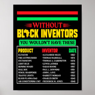Av glömd Black Inventors Black History Månad 5 Poster