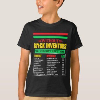 Av glömd Black Inventors Black History Månad 5 T Shirt