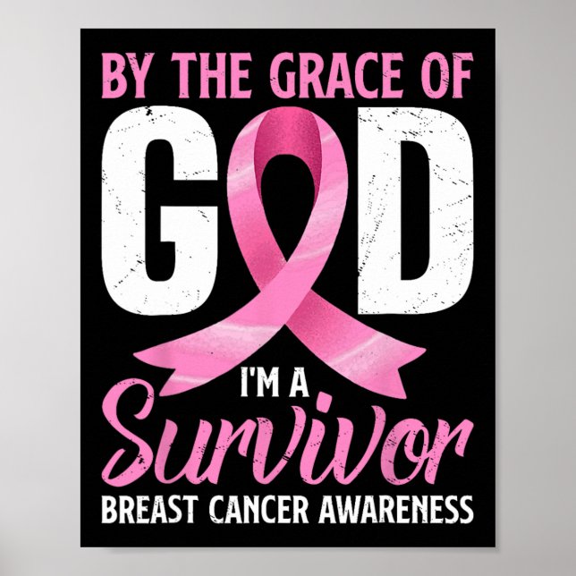 Av Grace Gud i#39;m A Survivor Breast Cancer A Poster (Framsidan)