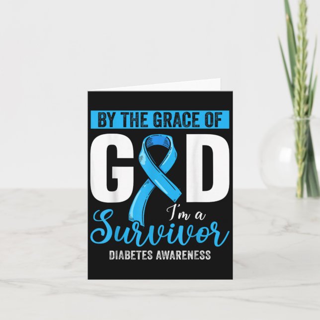 Av Grace Gud om en efterlevande diabetes Survivor Kort (Framsida)