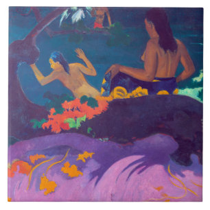 Av havet, Gauguin Kakelplatta