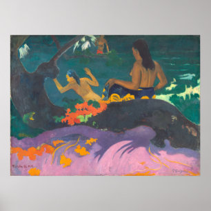 Av havet - Paul Gauguin Fine Art Poster