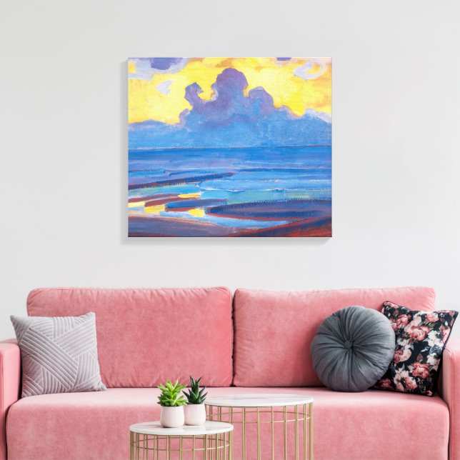 Av havet | Piet Mondrian | Canvastryck (Insitu (Vardagsrum))