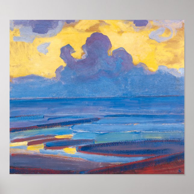 Av havet | Piet Mondrian | Poster (Framsidan)