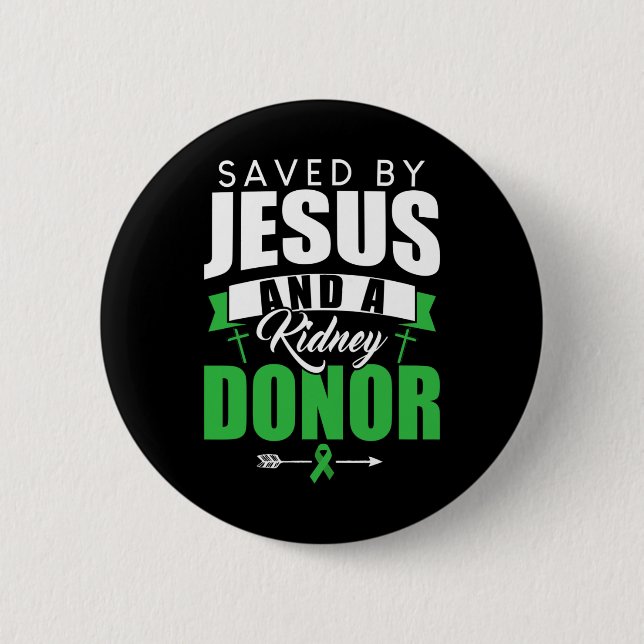 av Jesus och en transplantationsoffert för donator Knapp (Framsida)