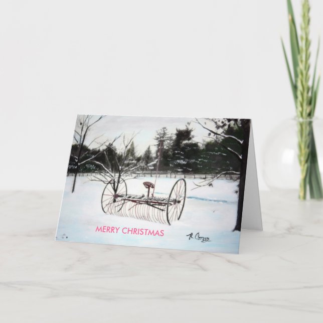 AV JORDBRUKET, GOD JUL HELGKORT (Framsida)