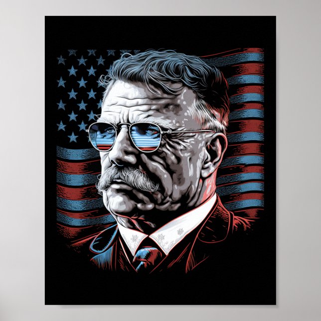 av juli 2011, president Theodore Teddy Roosevelt A Poster (Framsidan)
