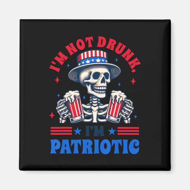 Av juli, amerikansk drinking, är jag inte Drunk Im Magnet (Framsidan)