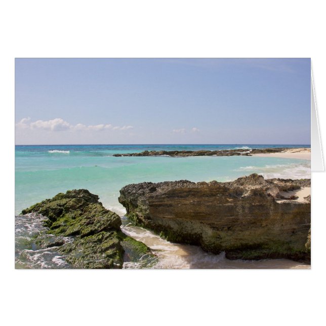 av Karibiska havet Hälsningskort (Framsidan Horizontal)