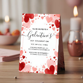Av Kärlek Cute-frun Tonåring Helgdag Galentines Gi Inbjudningar