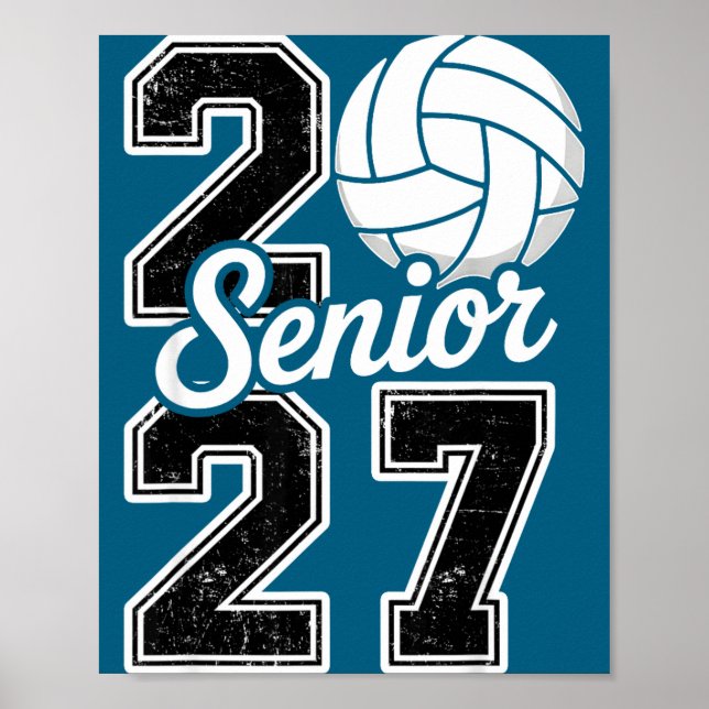Av klass 2027 Volleyboll Senior 2027 Poster (Framsidan)