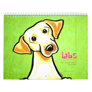 Av-Koppel Art™ Vol 1 för labb för Labrador Kalender
