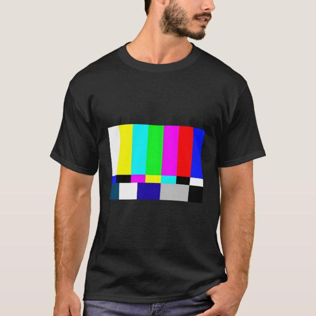 Av Luft Tv Färg Pub T Shirt (Framsida)