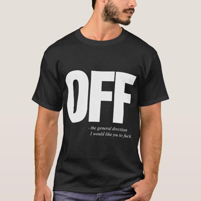 Av manar roliga offensiva T-tröja för T Shirt (Framsida)