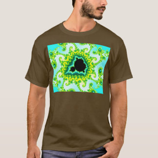 av Mandelbrot Lila Rosa Fractal Mönster Computer T Shirt