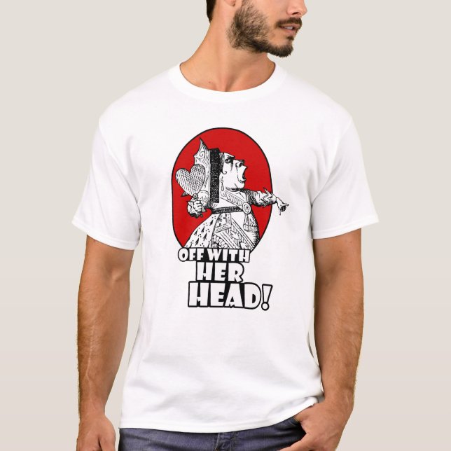Av med henne Head logotyp Tee Shirt (Framsida)