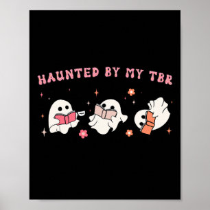 Av Min Tbr Boo Groovy Söt Spöke Rolig Halloween Wo Poster