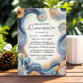 Av Mörk Roligt Star Prom Starry Night Himmel Quinc Inbjudningar