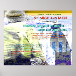 Av möss och Manar idiom Poster