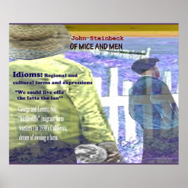 Av möss och Manar Poster