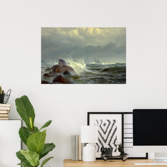 Av Normans Woe av Edward Moran Poster (Hemmakontoret)