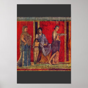 av Pompejanischer Maler Um 60 V. Chr. Poster