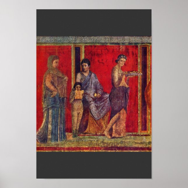 av Pompejanischer Maler Um 60 V. Chr. Poster (Framsidan)