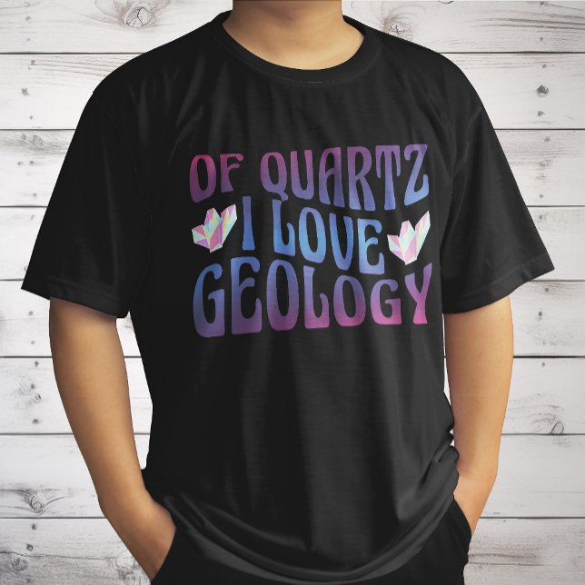 av Quartz I Kärlek geologi, Sten Collector Geolog T Shirt (Skapare uppladdad)