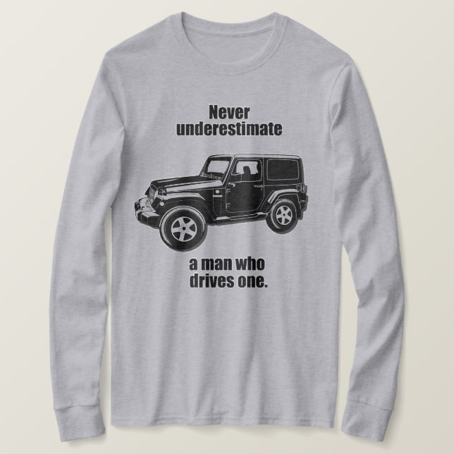 Av Roading och SUV-entusiast T-shirt (Design framsida)