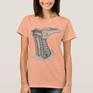 Av rulle Rolls Royce för vägRolling Stone sten N T-shirt