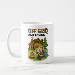 Av rutnät kaffemugg