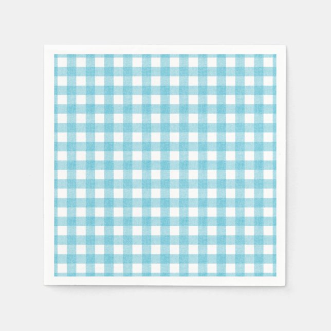 Av Sea Gingham Pappersservett (Framsidan)