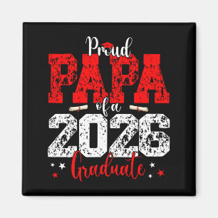 Av skjorta pappa senior stolt pappa klass magnet