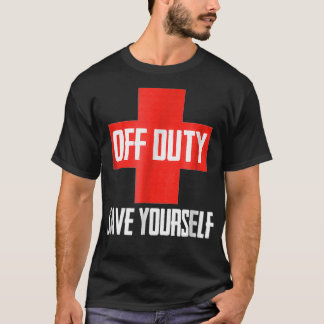 Av Spara Yourself Funny Lifeguard Worker T Shirt