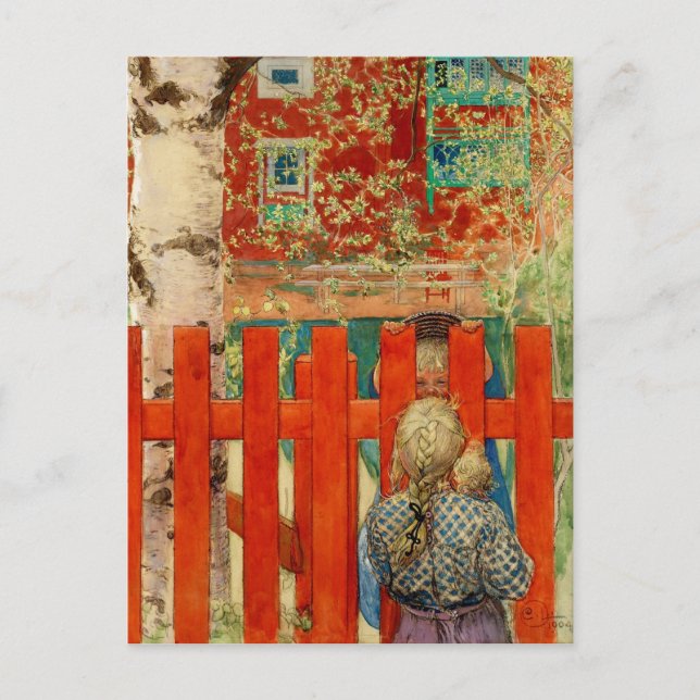 Av stängslet vykort (Framsida)