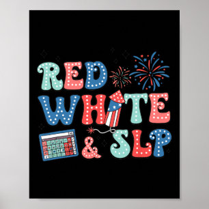 av Tal Pathol mot Red White Slp Tal i juli Poster