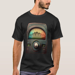 AV Technician Volume VU Meter Audio Tech Ljud Rec T Shirt