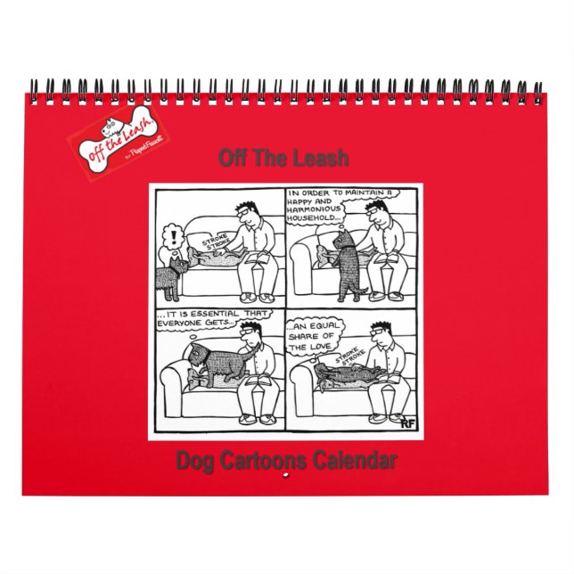 Av Tecknaderna för utlösande Hund 2 - Kalender (Omslag)
