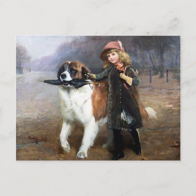 Av till skolan vykort (Framsida)