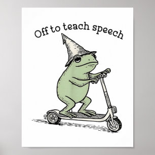 Av till Teach Tal Slp Whimsical Frog Tal ThThre Poster