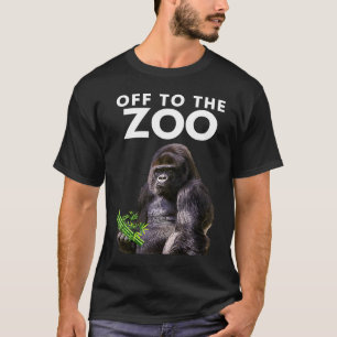Av till Zoo Animals Wildlife Safari Zoo Resa går T Shirt