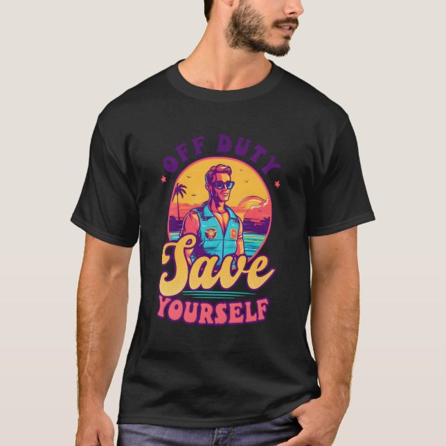 Av tjänstgöringsfri Säker livvakt T Shirt (Framsida)