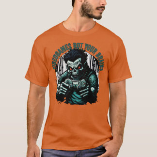 av Toxic Videogames förstör dina hjärnor zombie T Shirt