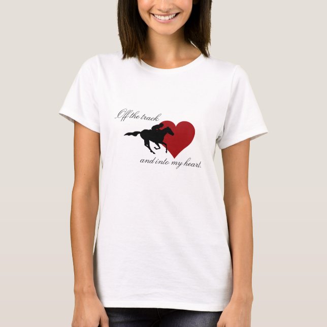 Av Track Women's Ringer Tee Shirt (Framsida)