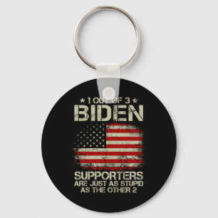 Av tre biden-supportrar är lika tröga som de andra nyckelring