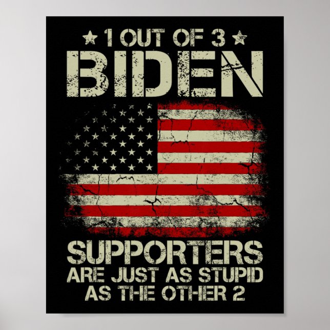 Av tre biden-supportrar är lika tröga som de andra poster (Framsidan)
